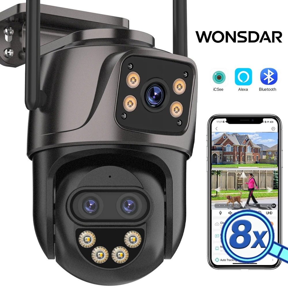 Smart Home Camera Ezviz - Kamera IP WONSDAR Zewnętrzna Trójobiektywowa Kamera