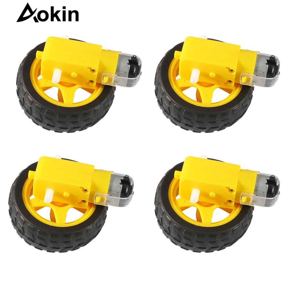 Smart Home Yellow - 4 sztuk silnik elektryczny DC +