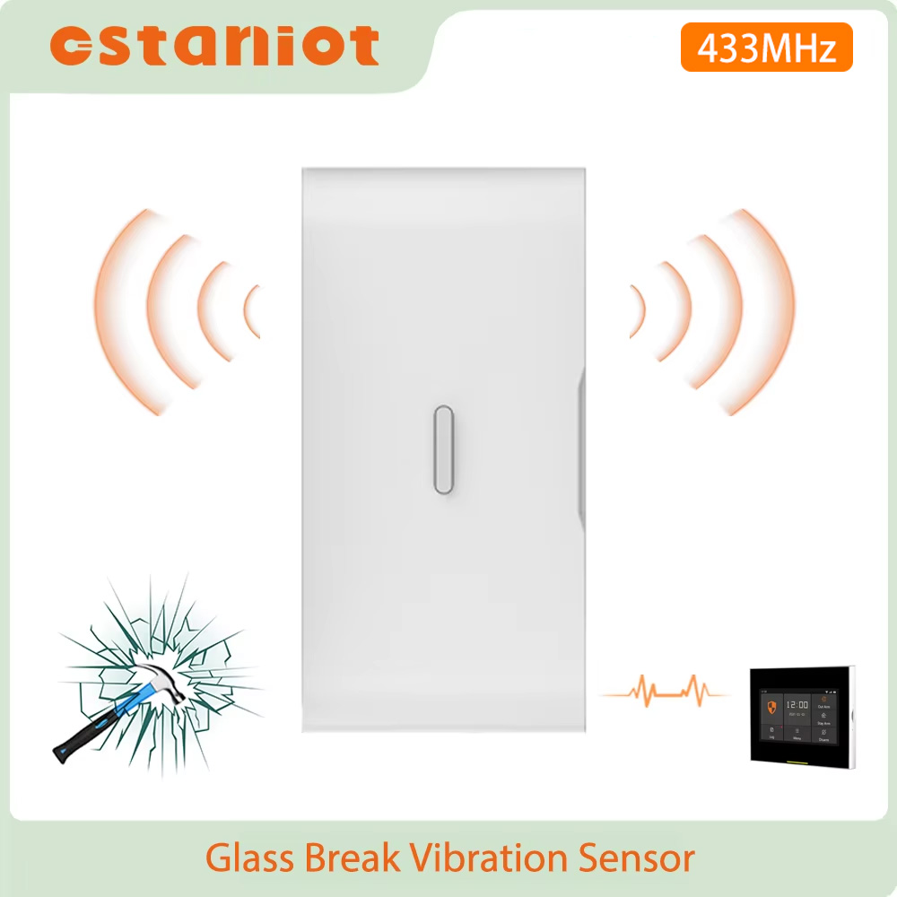 Wireless Door Sensor - Czujnik wibracji i stłuczenia szyby Staniot