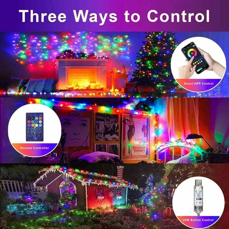 Lampki LED RGBIC Smart Bluetoo – Smart Home Yellow recenzja i cena
