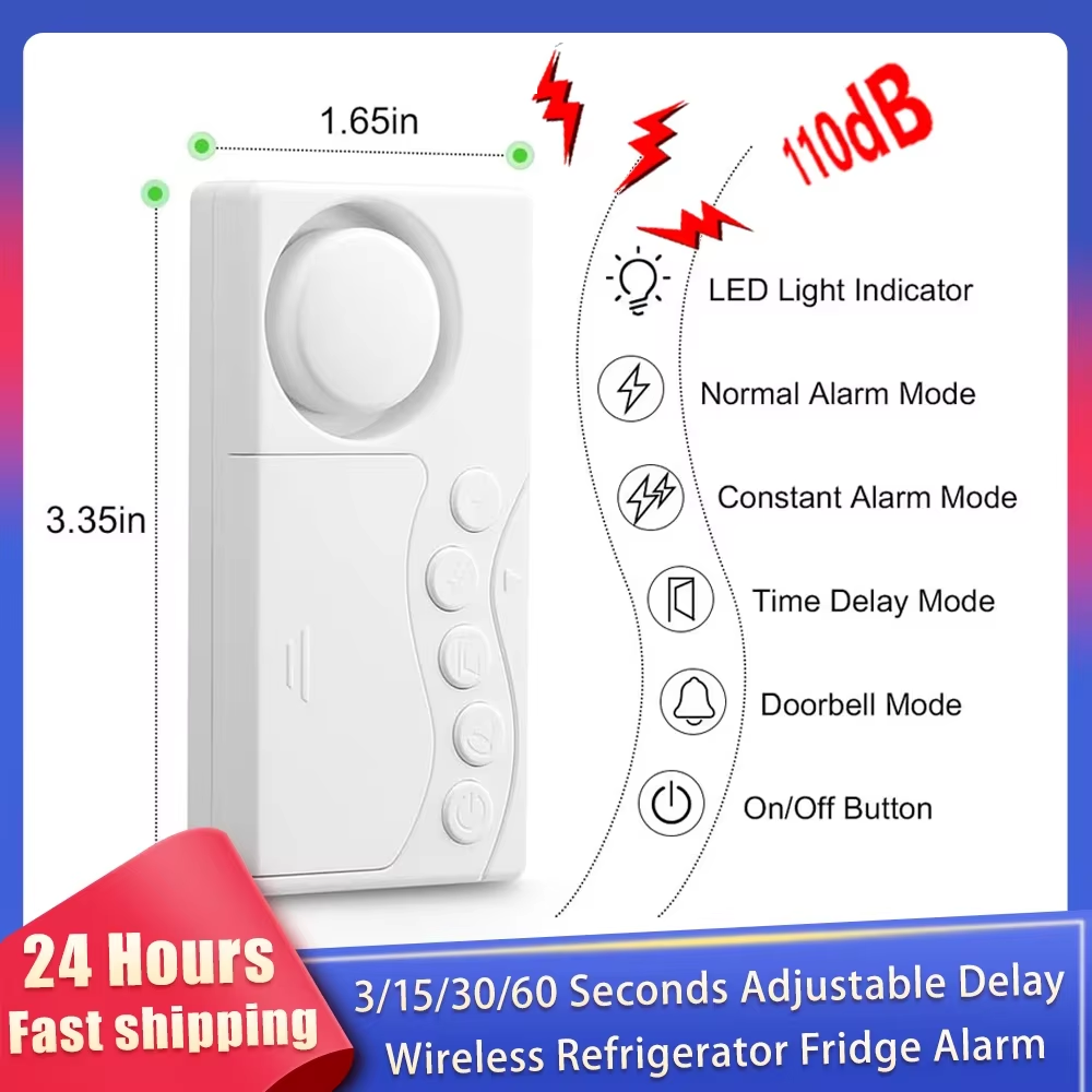 Nowy alarm drzwi zamrażarki z  – Wireless Door Sensor recenzja i cena