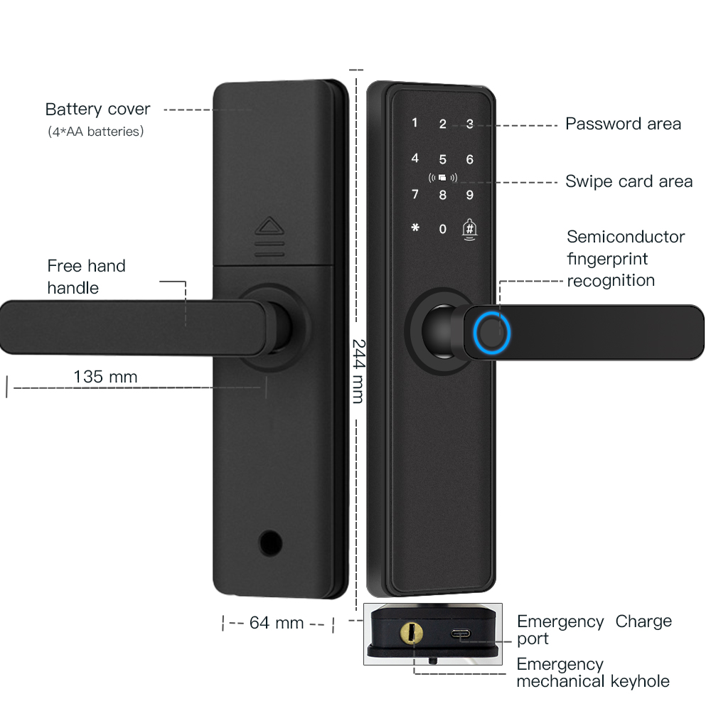 Inteligentny zamek do drzwi ko – Smart Home Door Lock recenzja i cena
