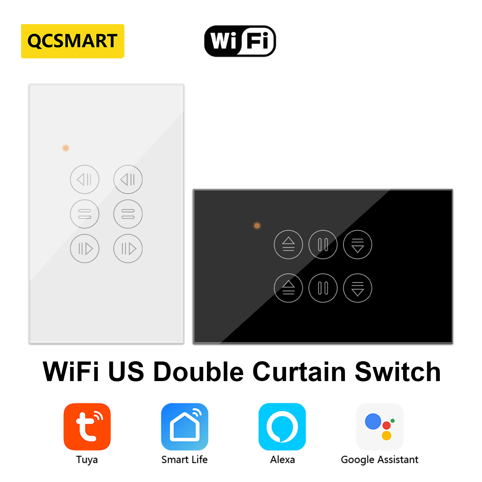 QCSMART WiFi podwójna kurtyna  – Universal Remote Smart Home recenzja i cena